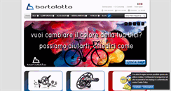 Desktop Screenshot of ciclibortolotto.it