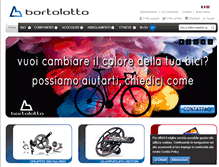 Tablet Screenshot of ciclibortolotto.it